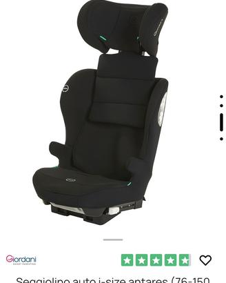 Seggiolino auto isize antares ancora impacchettato