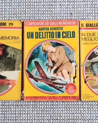 Lotto 3 Agatha Christie - Il Giallo Mondadori vint