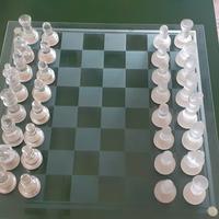 scacchiera in vetro