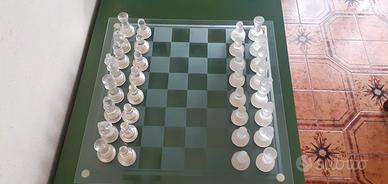 scacchiera in vetro