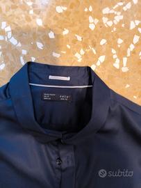 camicia cotone celio  blu notte 