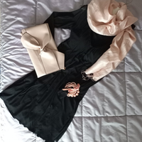 Vestitino nero velato