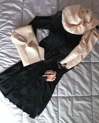 Vestitino nero velato