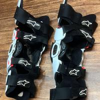 Ginocchiere Alpinestars Fluid Pro bianche