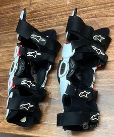 Ginocchiere Alpinestars Fluid Pro bianche