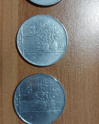 Monete da Lire 100 Minerva anni 1957-58