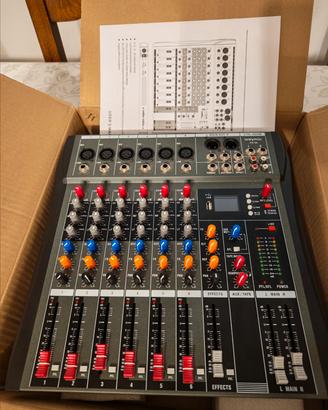 Mixer audio professionale 6 canali WEYMIC CK-60