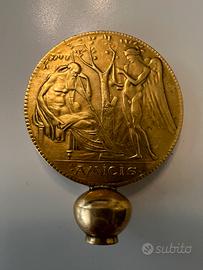 Medaglia allegorica in bronzo d’orato
