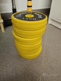 Manubrio regolabile con pesi