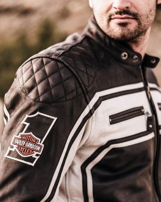 Giubbotto originale Harley Davidson pelle XL slim