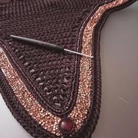 cuffia da cavallo fatta a mano