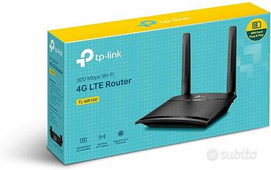 Modem router tp-link tl-mr100 4g lte sim - Informatica In vendita a Lecce