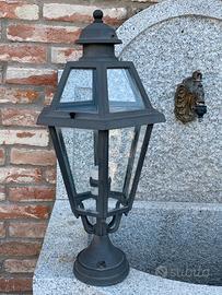 N°2 LAMPADE DA ESTERNO ALLUMINIO PRESSOFUSO