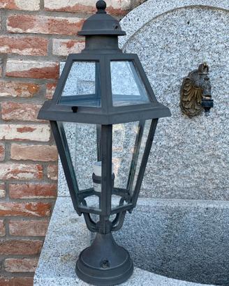 N°2 LAMPADE DA ESTERNO ALLUMINIO PRESSOFUSO