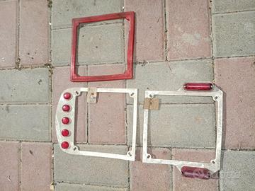 cornice targa posteriore accessorio lambretta vesp