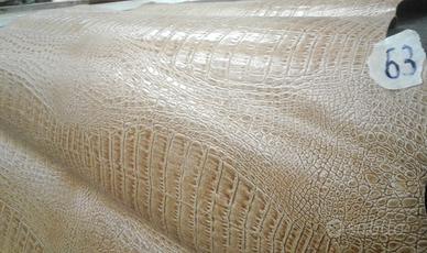 Pelle coccodrillo stampato col.63