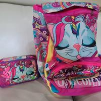 Zaino ed astuccio SJ Seven bambina