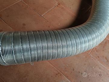 Tubo per cappa estensibile di alluminio d. 10 cm