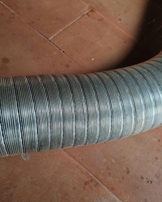 Tubo per cappa estensibile di alluminio d. 10 cm