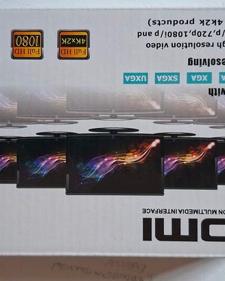 2 X Convertitore Adattatore da HDMI a SCART Amanka