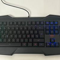 Tastiera Trust gxt830 e mouse trust