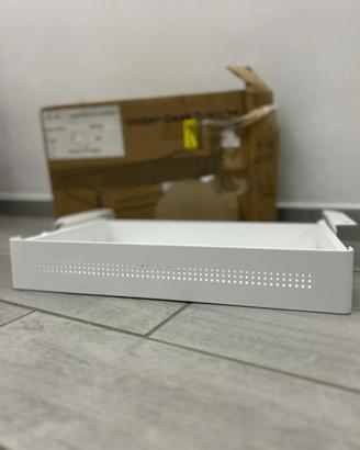 cassetto sotto-scrivania, nuovo mai montato.