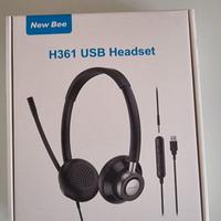 Cuffie PC New Computer con micr USB Type-C 3.5 mm