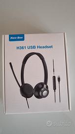 Cuffie PC New Computer con micr USB Type-C 3.5 mm