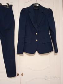 Tailleur  pantaloni LUISA SPAGNOLI tg. 40 blu