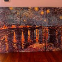 Trittico Notte Stellata sul Rodano