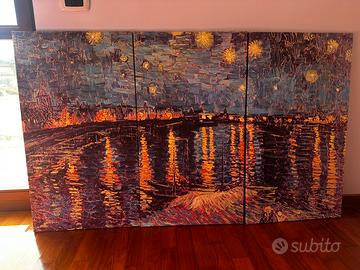 Trittico Notte Stellata sul Rodano