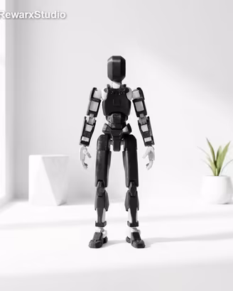 Action Figure Robot Articolato Stampato in 3D