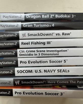 Lotto giochi ps2 collezione platinum