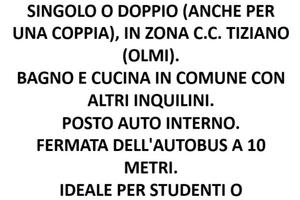 Stanza in zona c.c. Tiziano - Olmi