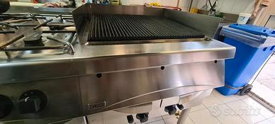 griglia ZANUSSI a gas cottura a vapore ristorante