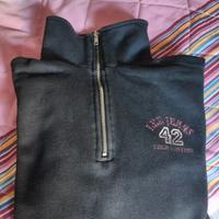  LEE felpa TG.M Nera Vintage 