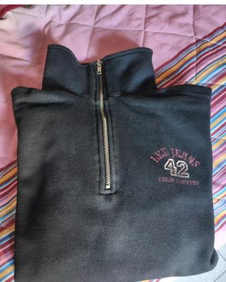  LEE felpa TG.M Nera Vintage 