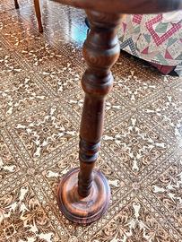 piedistallo per porta vaso in legno 