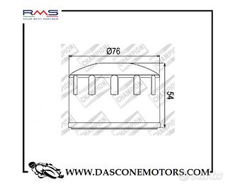 Filtro Olio Champion COF064 BMW Serie K1200 F800 G