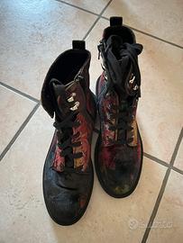 Stivaletti neri anfibi Tg.39