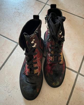 Stivaletti neri anfibi Tg.39