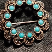 antica spilla argento 800 