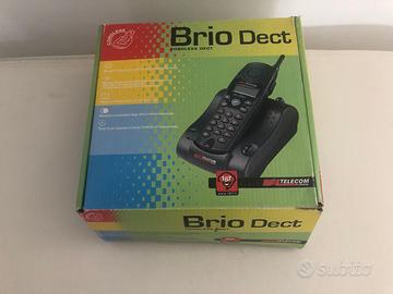 Telefono cordless Telecom Brio Dect Blu - VINTAGE