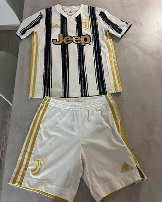 Maglia e pantaloncini juventus stagione 20/21 home