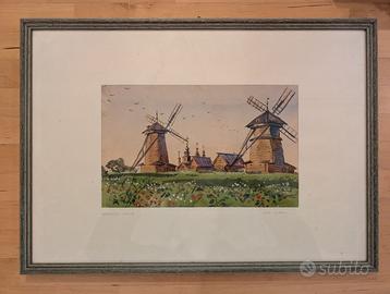 Quadri acquerello Igor Glazov – Paesaggi Russi