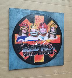 Vinile a quadro omaggio ai Red Hot Chili Peppers