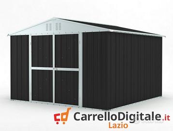 Box struttura lamiera Acciaio 327x307cm nero