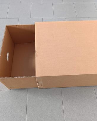 scatole con cassetto in cartone per cambio armadi