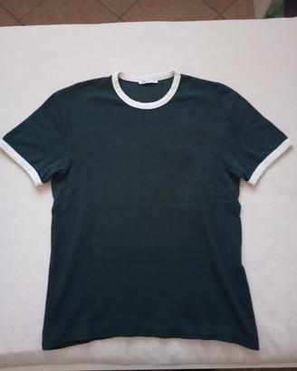 T-shirt Zara verde scuro M " come nuova" 