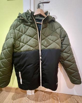 Giaccone Vans trapuntato verde nero